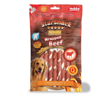 Nobby StarSnack Лакомства для собак Wrapped Beef 290 г