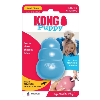 Kong Puppy toy for dogs for delicacies s 7.6 cm blue/pink