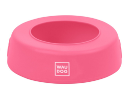Waudog Silicone Миска-непроливайка для собак 1 л рожева