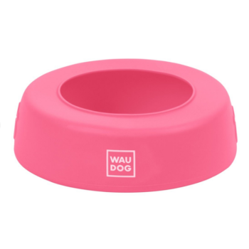 Waudog Silicone Миска-непроливайка для собак 1 л розовая