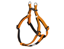 Nobby Шлея для собак Soft Grip S-M 1,5х40-56 см оранжевая