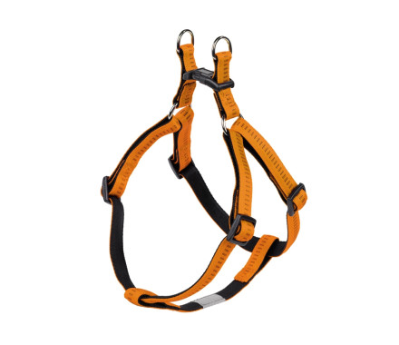 Nobby Шлея для собак Soft Grip S-M 1,5х40-56 см оранжевая
