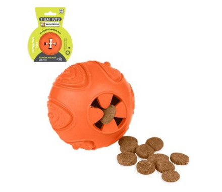 Bronzedog toy for dog Smart ball 7x9 cm orange