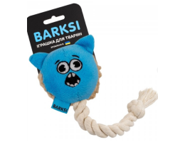 Barksi toy for dogs cat with a pisch and rope