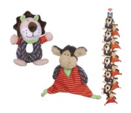 Nobby toy for dogs plush lion or sheep 20 cm