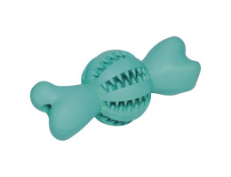 Nobby toy for dog bone with a ball dental rubber 18 cm