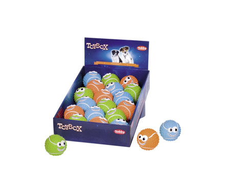 Nobby toy for dogs latex funny tennis balls 6.5 cm