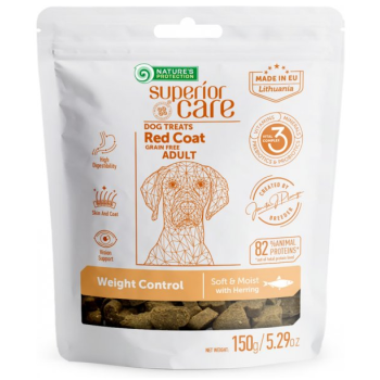 Nature\'s Protection Лакомства для собак Superior Care Red Coat Grain Free Herring Сельдь 150 г