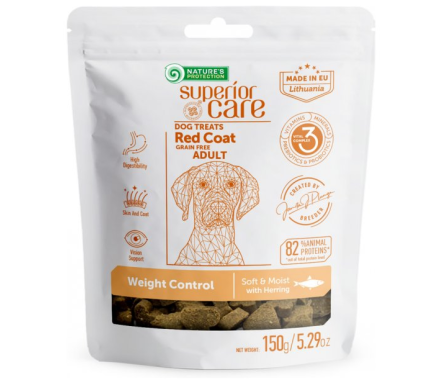 Nature\'s Protection Лакомства для собак Superior Care Red Coat Grain Free Herring Сельдь 150 г