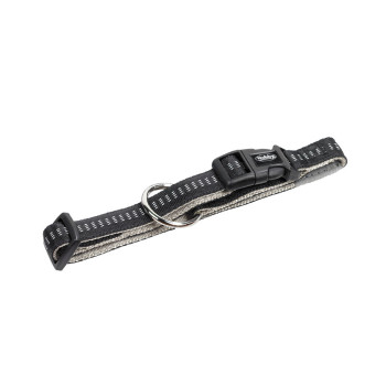 Nobby Ошейник для собак Soft Grip XS-S 1,5х25-35 см серый