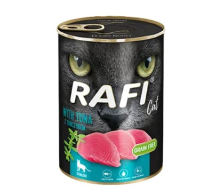 Dolina Noteci Rafi Sterilized Консерва для котов с тунцом 400 г