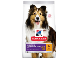 Hill’s SP Сухий корм для собак Sensitive Stomach&Skin Adult Medium Курка 14 кг