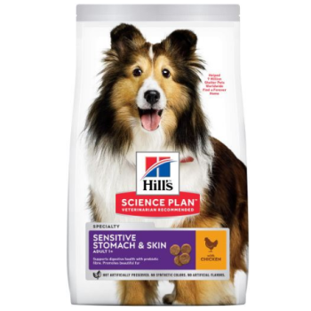Hill’s SP Сухой корм для собак Sensitive Stomach&Skin Adult Medium Курица 14 кг