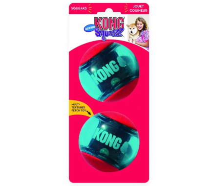 Kong SQueezz Action toy for Dog Balls L 8 cm 2 pcs