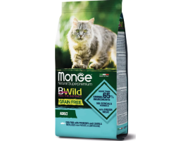 Monge Сухий корм для котів Bwild Grain Free Тріска 1,5 кг