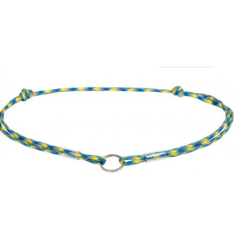 Waudog Smart ID Шнурок для адресника з паракорду светоотражающий d 4 мм Д 25- см Colors of freedom