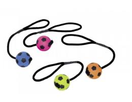 Nobby toy for dogs football ball with rope 6.3 cm