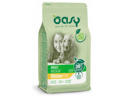 Oasy Сухий корм для собак Lifestage Medium Breed Курка 18 кг