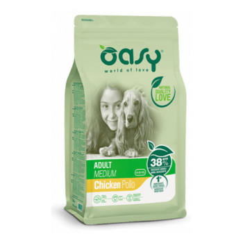 Oasy Сухий корм для собак Lifestage Medium Breed Курка 18 кг