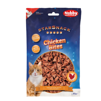 Nobby StarSnack Ласощі для котів Chicken Bites with malt 85 г