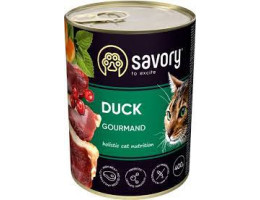 Savory Консерва для котів Качка 400 г
