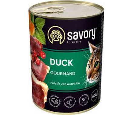 Savory Консерва для котов Утка 400 г
