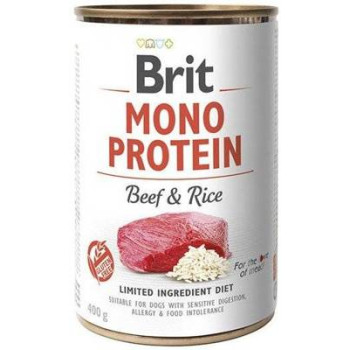 Brit Care Консерва для собак Моно Протеин Говядина и рис 400 г