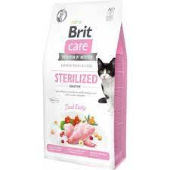 Brit Care Sterilized Sensitive Сухий корм для котів 7 кг