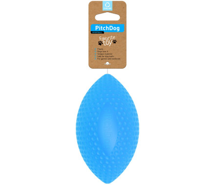 PitchDog Sportball Спортивний м`яч для апортування 9 см блакитний