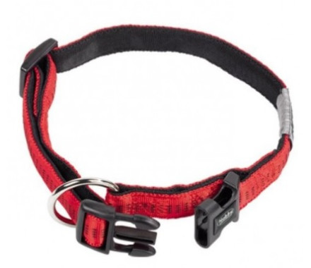 Nobby Ошейник для собак Soft Grip XS-S 1,5х25-35 см красный