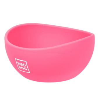 Waudog Silicone Миска для котов 250 мл розовая