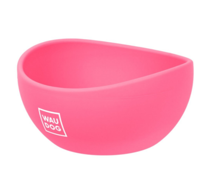 Waudog Silicone Миска для котов 250 мл розовая