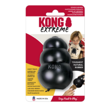 Kong extreme toy for dogs for delicacies m 8.8 cm black