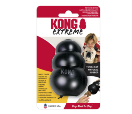 Kong extreme toy for dogs for delicacies m 8.8 cm black