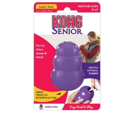 Kong Senior toy for Dogs for treats s purple