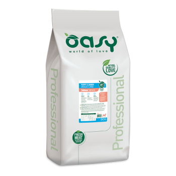 Oasy Сухий корм для цуценят Oap Medium/Large Breed Лосось 18 кг