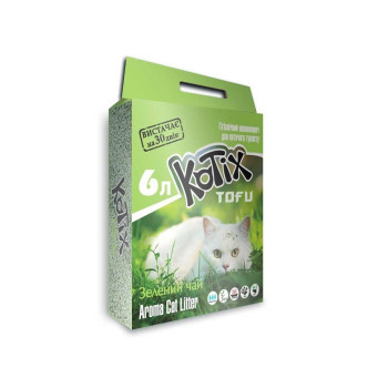 Kotix Tofu Наполнитель соевый Green Tea 6 л
