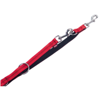 Nobby Поводок-перестежка для собак Soft Grip 1х200 см красный