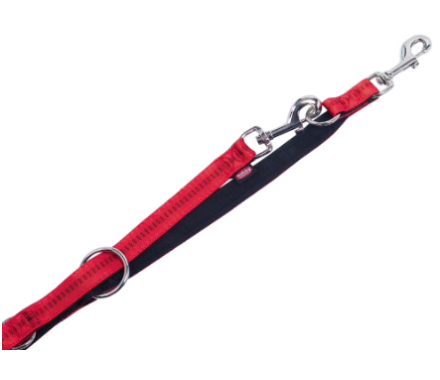 Nobby Поводок-перестежка для собак Soft Grip 1х200 см красный