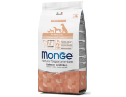 Monge Сухой корм для щенков All breeds Puppy&Junior Лосось и рис 800 г