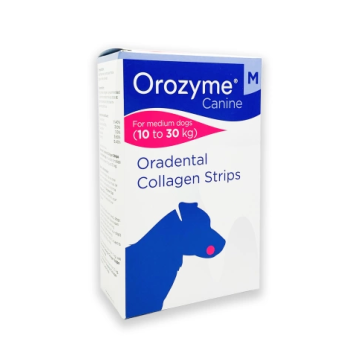 Ecuphar Orozyme Жевательные полоски для гигиены ротовой полости собак M 141 г
