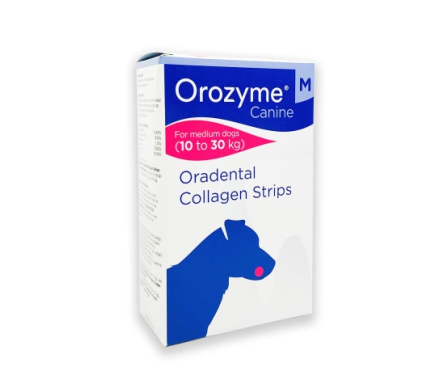 Ecuphar Orozyme Жевательные полоски для гигиены ротовой полости собак M 141 г
