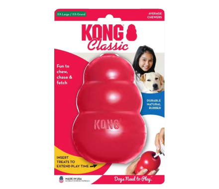 Kong Classic toy for Dogs for treats xxl 15.2 cm red