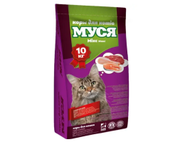 Муся Сухой корм для котов Микс 10 кг
