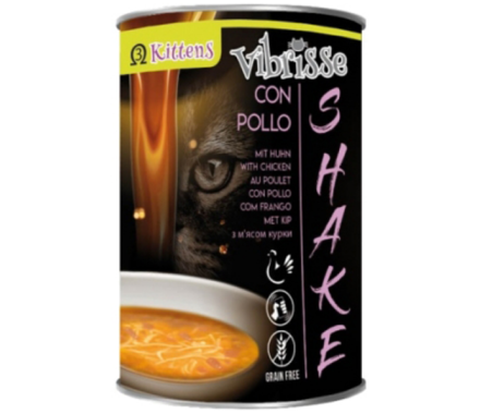 Vibrisse Shake Kitten Консервированный суп для котят Курица 135 г