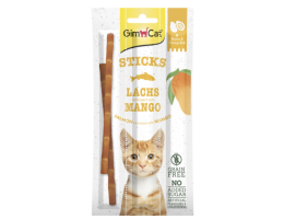 GimCat Лакомства для котов Палочки Duo-Sticks Лосось и манго 3х5 г