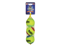 Nobby toy for dogs set of tennis balls colored with a skeleton 6.5 cm