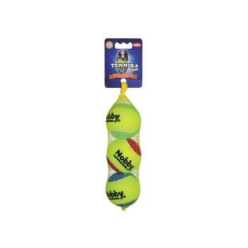 Nobby toy for dogs set of tennis balls colored with a skeleton 6.5 cm