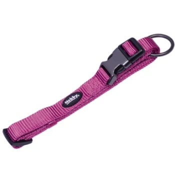 Nobby Ошейник для собак Classik Comfort S-М нейлон 1,5х30-45 см малиновый