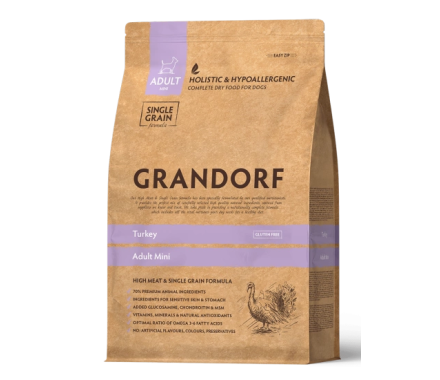 Grandorf Сухой корм для собак мелких пород Индейка 3 кг